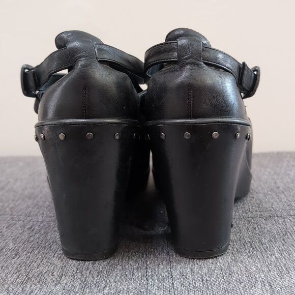 Dansko Women's Black Platform Wedge Clogs 1901020200 Sz Eur 38 - Picture 4 of 12